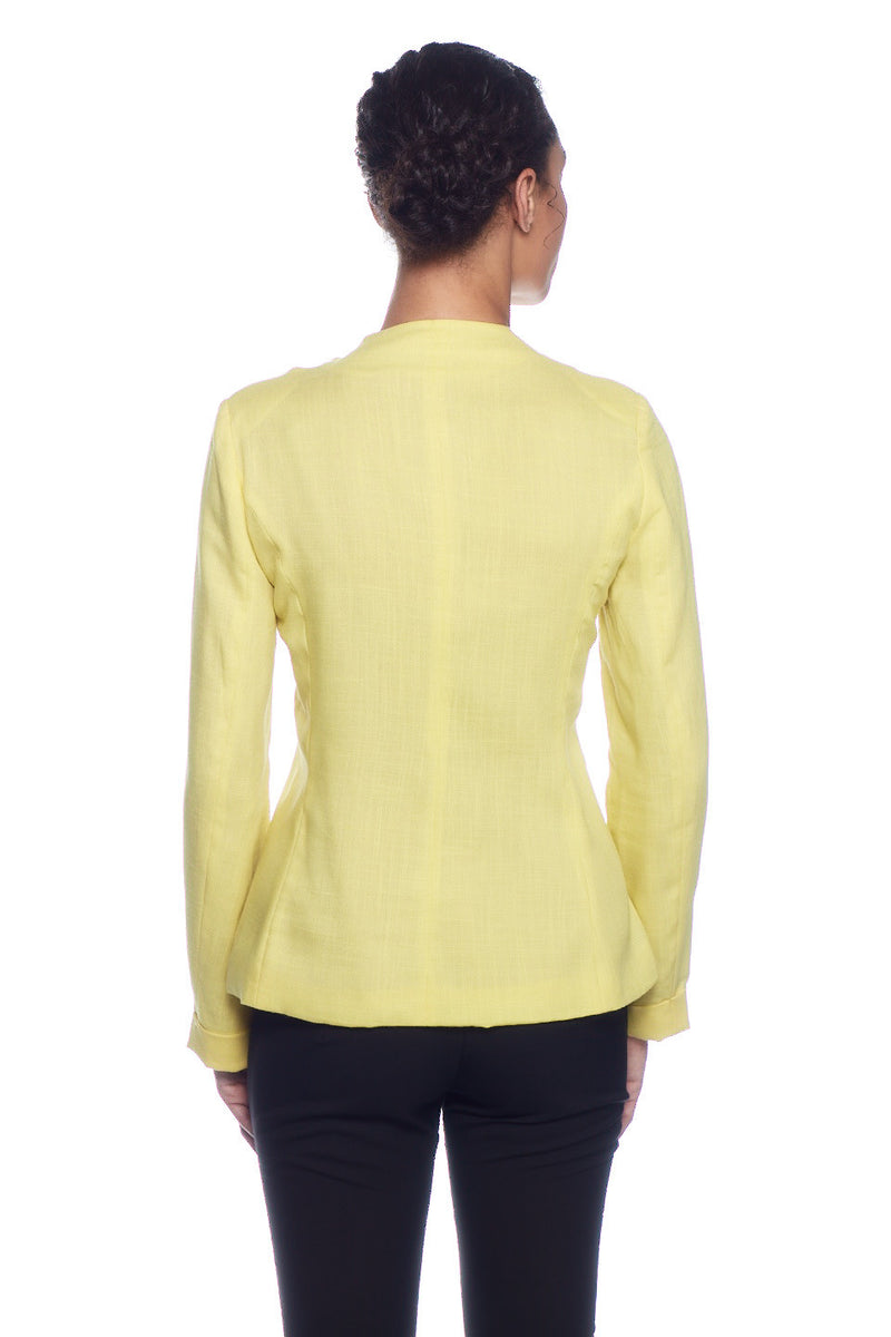 Choko's Yellow Linen Jacket - chokomode