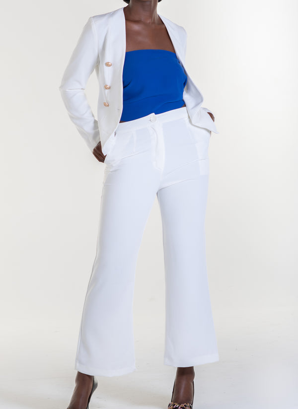 choko's white pants suit - chokomode
